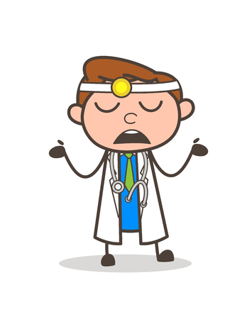 Cartoon Grandpa Loving Smile Vector Illustrationのイラスト素材