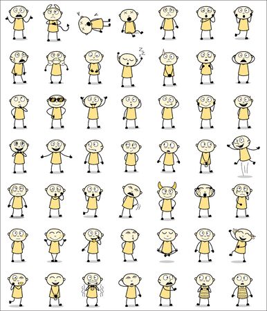 Comic Thief - Different Set of Concepts Vector illustrationsのイラスト素材