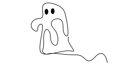 Halloween Ghost Continuous Lines
のイラスト素材
