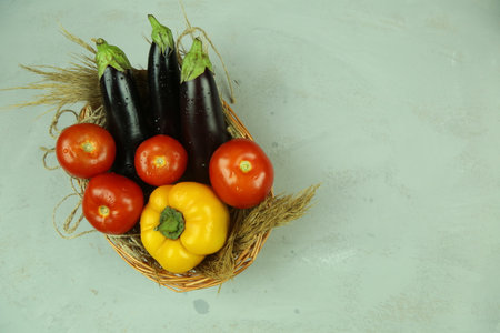 Aubergine eggplant isolated on white. Quality photo for your project.の写真素材