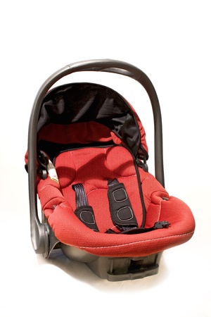 Child safety seat - isolated の写真素材