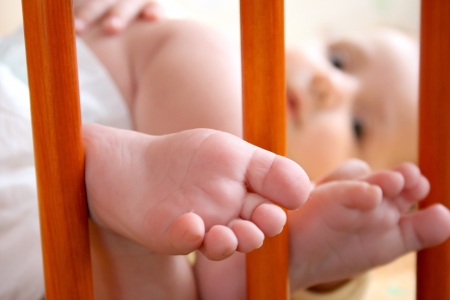 Little  sleeping boyの写真素材