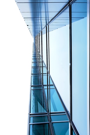 Modern architecture,Poland  Details of skyscraper in Warsaw  の写真素材