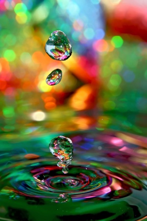 Here are the pure drops of water, rest is a play with background and light.の写真素材