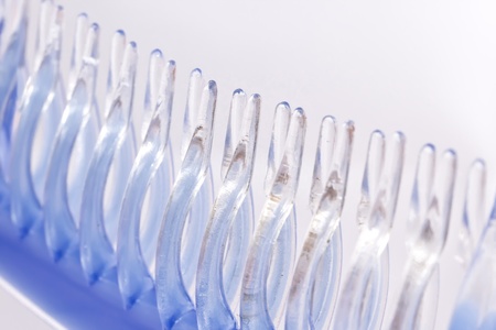 Abstract view of comb.の写真素材