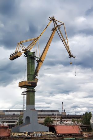 Cargo harbor in Poland - Gdansk - Danzig  の写真素材