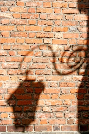 Shadow of a stylish lamp の写真素材