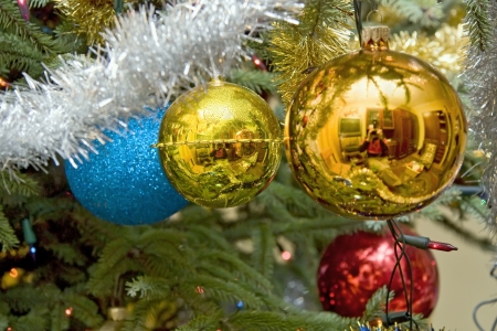 Vintage christmas tree  の写真素材