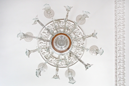 Shape of crystal chandelier 