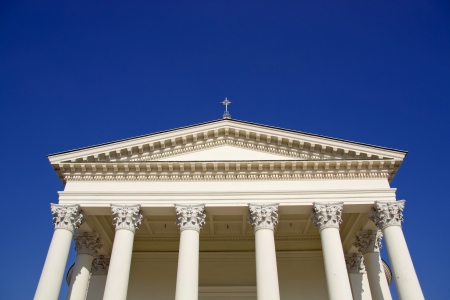 Sights of Poland  Classical church in Warsaw  の写真素材