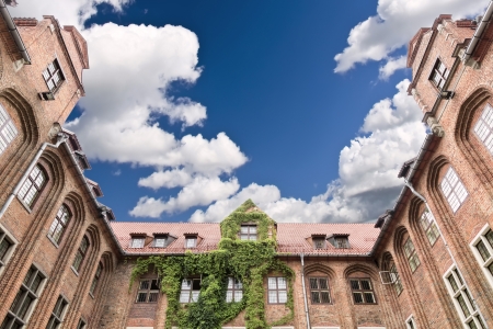 Sights of Poland  Town Hall in Torun on The World Heritage List  Torun - place of birth Nicolaus Copernicusの写真素材