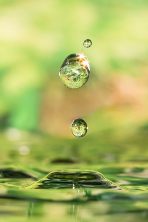 Drops of four seasons - summer の写真素材