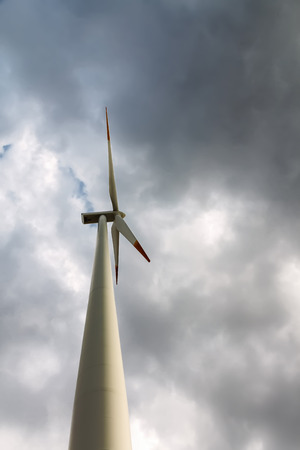 Sights of Poland  Wind farm on Polish seaside の写真素材