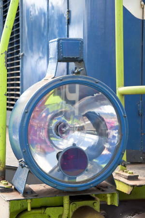 Details of old polish train の写真素材