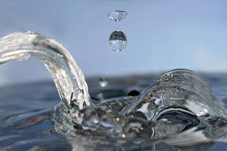 Here are the pure drops of water, the rest is the play with background and light.の写真素材