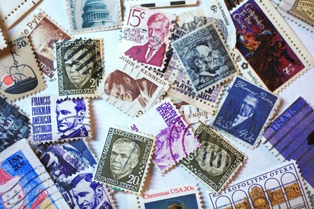 Stamp Collecting 2の写真素材