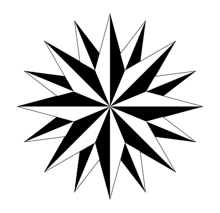compass rose compass rose marine navigation isolated background vector epsのイラスト素材