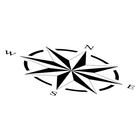 compass rose compass rose marine perspective navigation isolated background vector epsのイラスト素材