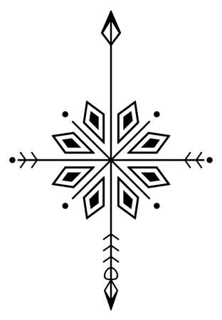 Compass rose vector on an isolated white background.のイラスト素材