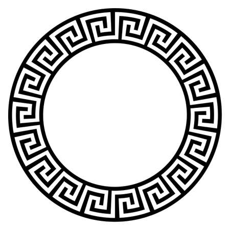 Black Maze photo frame on a isolated white background. Labyrinth pattern for photo or letter border.のイラスト素材