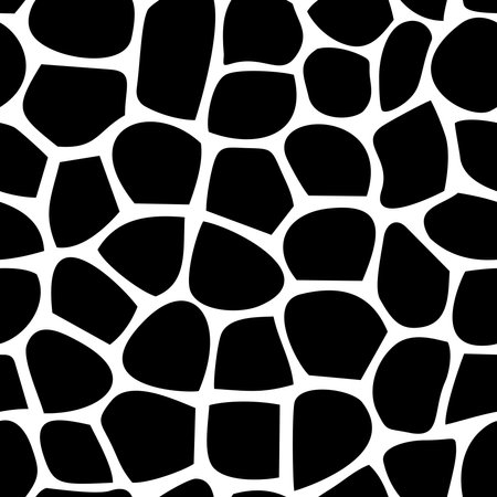 Stone or Animal fur pattern. Seamless vector. Seamless on all four sides. Endless pattern size possible. Possible useable for poster, bedding and pattern of cloth.のイラスト素材
