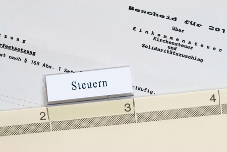 Steuerbescheide - Archiv