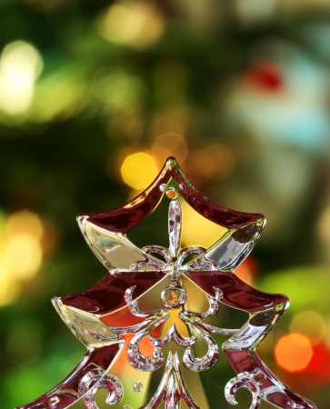 Transparent Christmas Treeの写真素材