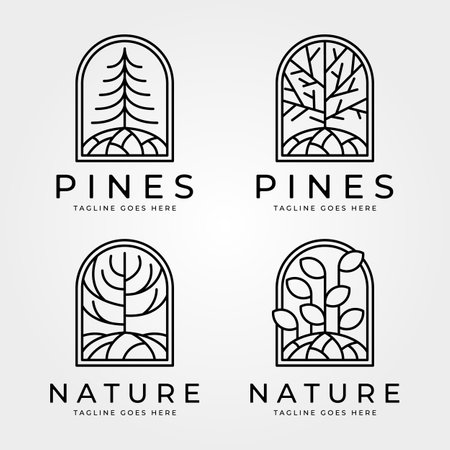 brick stone construction logo vintage vector illustration designのイラスト素材