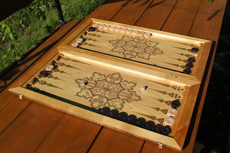 Backgammon is another ancient game, which is great develops of logical thinking skills.