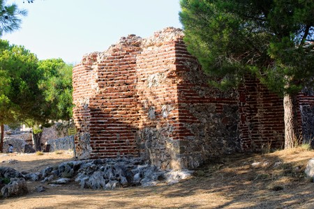 The inner territory of Alanya Castle near the observation deck (Alanya, Turkey).のeditorial素材