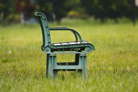 Lone bench の写真素材