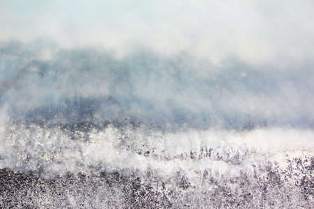 background of tidal water and a mixture of white clay and sand on lake Saldaの写真素材