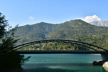 Most beautiful lakes in the world to relax and wonderful colorsの写真素材