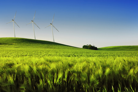 Wind farmの写真素材
