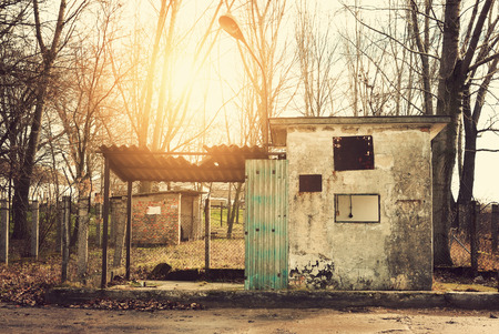 Abandoned buildingの写真素材