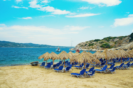 Summer tropical beachの写真素材