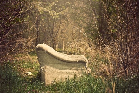 Old sofaの写真素材