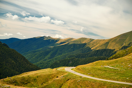 Mountain roadの写真素材