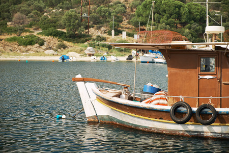 Fishing boatの写真素材