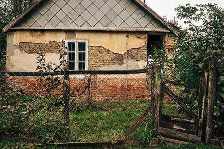 Old village houseの写真素材