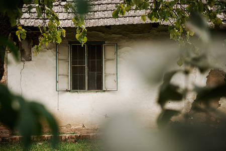 Old village houseの写真素材