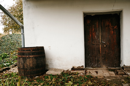 Old wineyard houseの写真素材