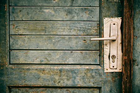 Old locked door