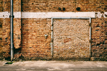 Abandoned wallの写真素材