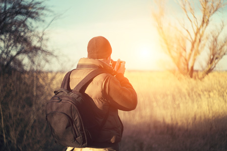 man travelerの写真素材