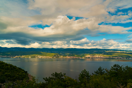 Landscape photo Adriatic sea Near town Siloの写真素材