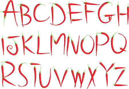 Vector drawing uppercase letter a to z design illustration.のイラスト素材