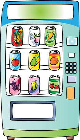 Beverage vending machineのイラスト素材