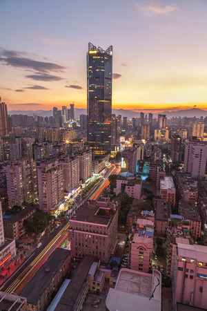 Skyline of Fuzhouのeditorial素材