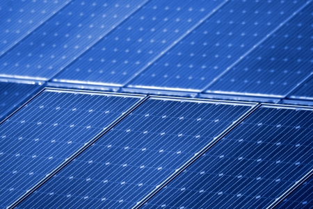 Photovoltaic panelsの写真素材